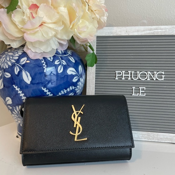 Bags Ysl Kate Belt Bag In Black Grain Leather Poshmark